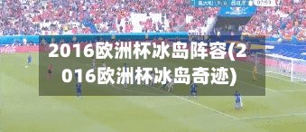 2016欧洲杯冰岛阵容(2016欧洲杯冰岛奇迹)