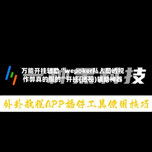 万能开挂辅助“wepoker私人局透视作弊真的假的	”开挂(透视)辅助神器-第2张图片