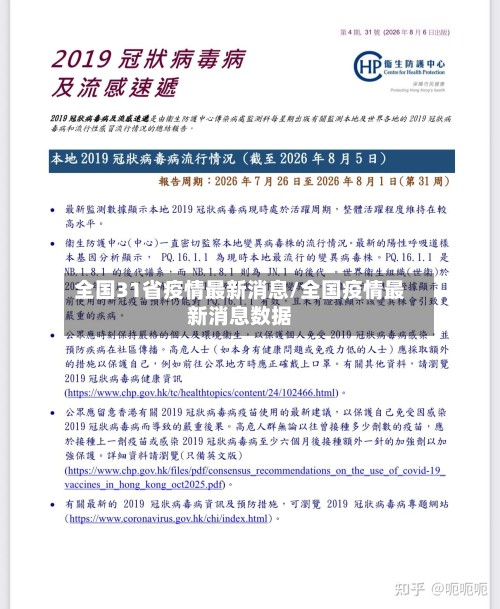 全国31省疫情最新消息/全国疫情最新消息数据