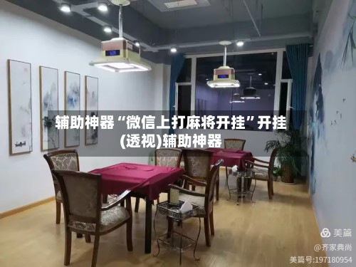 辅助神器“微信上打麻将开挂”开挂(透视)辅助神器-第3张图片