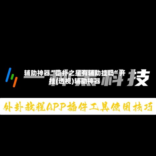 辅助神器“德扑之星有辅助挂吗”开挂(透视)辅助神器-第3张图片