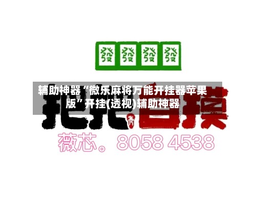 辅助神器“微乐麻将万能开挂器苹果版	”开挂(透视)辅助神器-第2张图片
