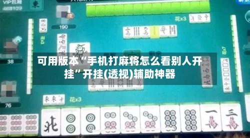 可用版本“手机打麻将怎么看别人开挂	”开挂(透视)辅助神器-第2张图片