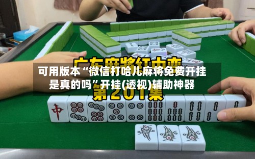 可用版本“微信打哈儿麻将免费开挂是真的吗”开挂(透视)辅助神器-第3张图片