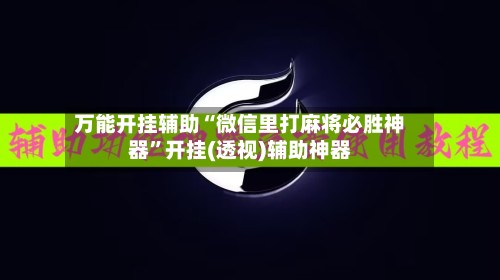 万能开挂辅助“微信里打麻将必胜神器	”开挂(透视)辅助神器-第2张图片
