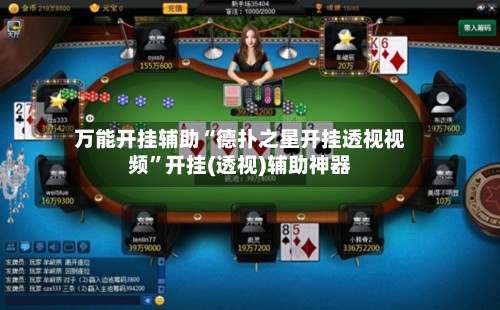 万能开挂辅助“德扑之星开挂透视视频”开挂(透视)辅助神器
