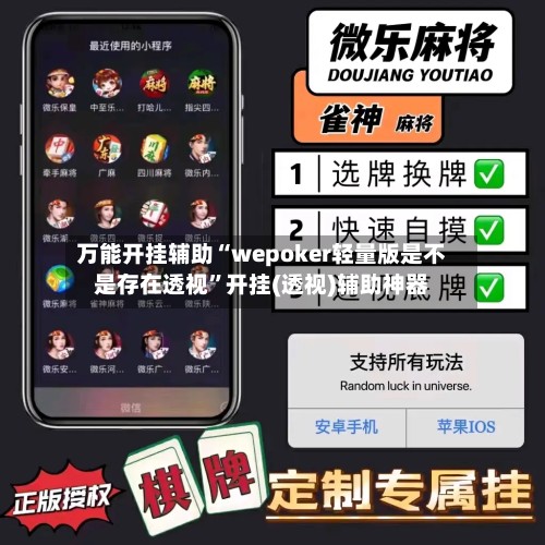 万能开挂辅助“wepoker轻量版是不是存在透视	”开挂(透视)辅助神器-第2张图片