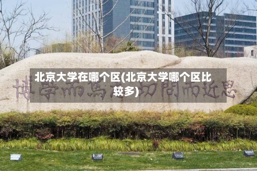 北京大学在哪个区(北京大学哪个区比较多)-第3张图片