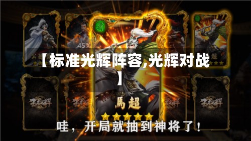 【标准光辉阵容,光辉对战】