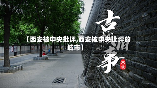 【西安被中央批评,西安被中央批评的城市】