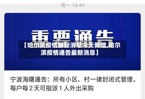 【哈尔滨疫情最新消息今天新增,哈尔滨疫情通告最新消息】-第3张图片