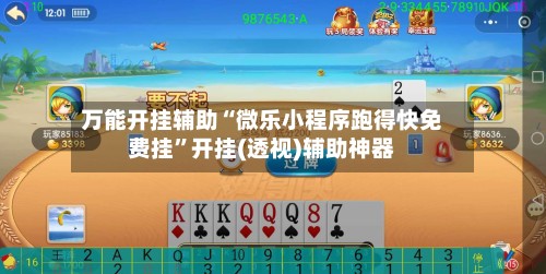 万能开挂辅助“微乐小程序跑得快免费挂”开挂(透视)辅助神器-第2张图片