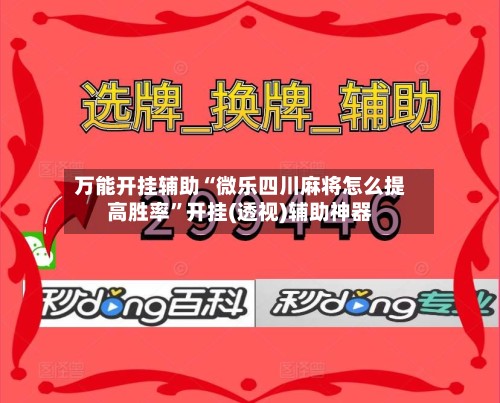 万能开挂辅助“微乐四川麻将怎么提高胜率”开挂(透视)辅助神器-第2张图片